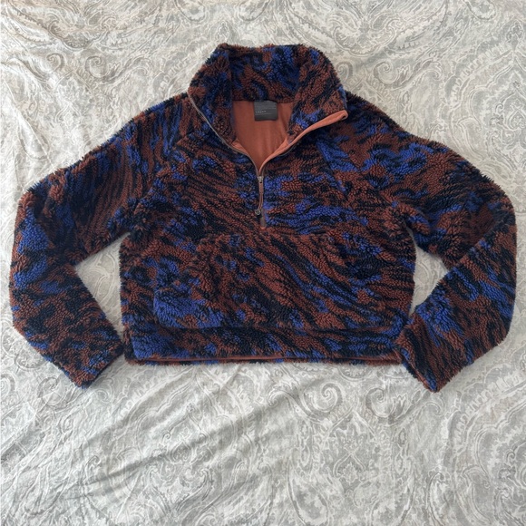 lululemon athletica Tops - Lululemon Scuba Oversized Fleece Funnel Neck *Jacquard